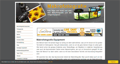 Desktop Screenshot of makrofotografie-equipment.de